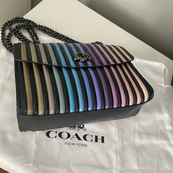 Coach Parker Ombré Quilting Leather Crosssbody/shoulder bag - Picture 7 of 9